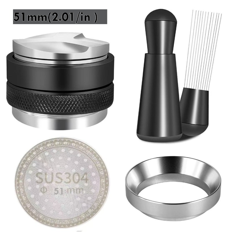 Dosing Funnel Ring - Ensemble Espresso 5 pièces 51/53/58mm -