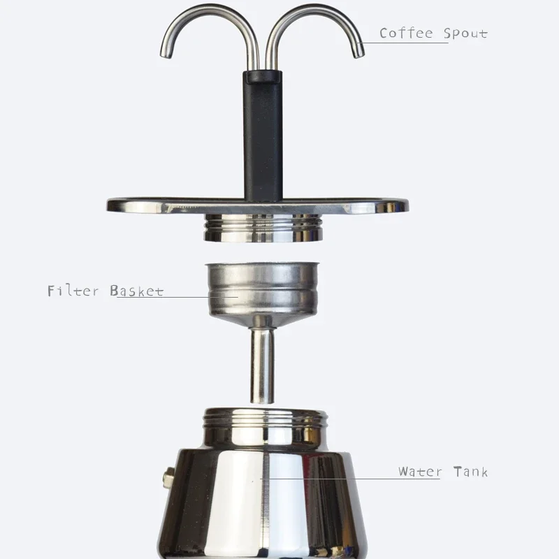 200ML Mini Moka Pot Double Tub - Hero Coffee Equipment avis et prix