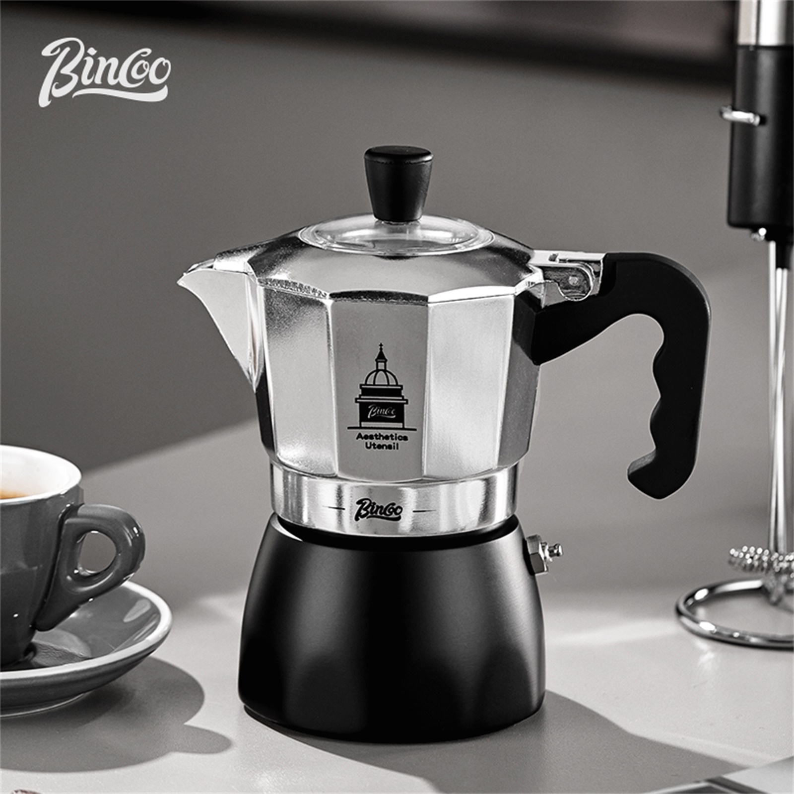 BINCOO Pot Moka à Double Valve - Hero Coffee Equipment avis et prix