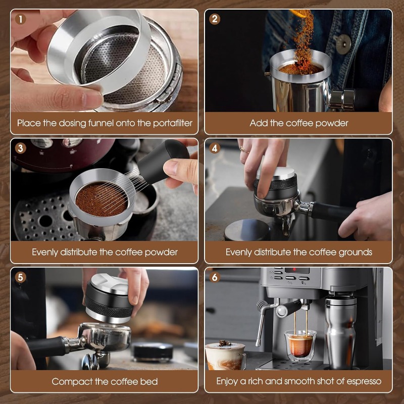 Ensemble Espresso 5 pièces 51/ - Dosing Funnel Ring avis et prix